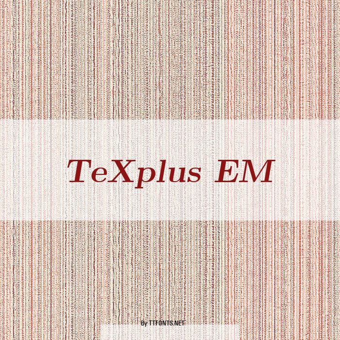 TeXplus EM example